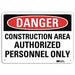 K3080 Danger Sign 7 inx10 in Plastic