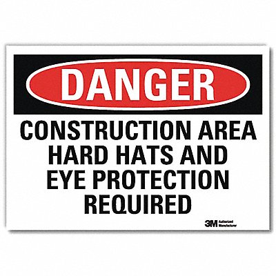 Danger Sign 10inx14in Reflctv Sheeting