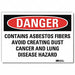 Danger Sign 5inx7in Reflective Sheeting