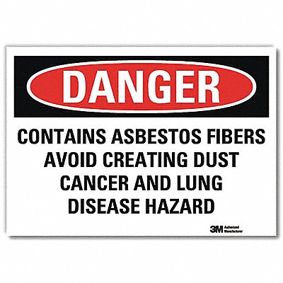 Danger Sign 10 in x 14 in Rflct Sheeting