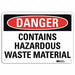 Danger Sign 7 in x 10 in Aluminum