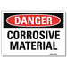 Danger Sign 10 in x 14 in Rflct Sheeting