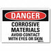 Danger Sign 5inx7in Reflective Sheeting