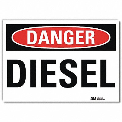 Danger Sign 5inx7in Reflective Sheeting
