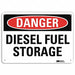 Danger Sign 10 inx14 in Aluminum