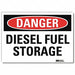 Danger Sign 5inx7in Reflective Sheeting