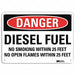 Danger Sign 7 in x 10 in Aluminum