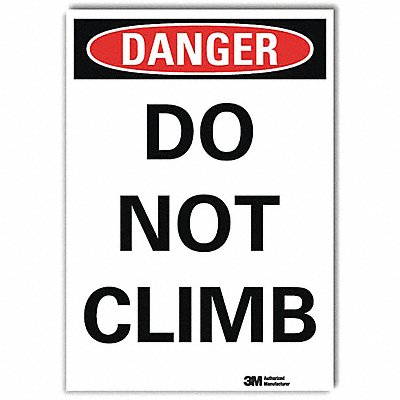 Danger Sign 14inx10in Reflctv Sheeting