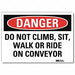 Danger Sign 10inx14in Reflctv Sheeting