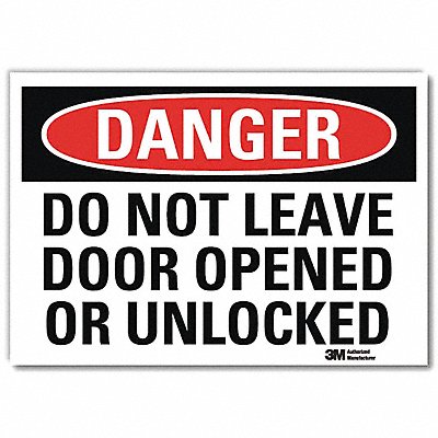 Danger Sign 7inx10in Reflective Sheeting