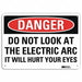Danger Sign 10 in x 14 in Aluminum