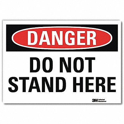 Danger Sign 10x14in Reflective Sheeting