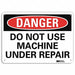 Danger Sign 10 in x 14 in Aluminum