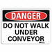 Danger Sign 7 inx10 in Plastic