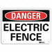 Danger Sign 10 inx14 in Aluminum