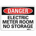 Danger Sign 7 in x 10 in Aluminum