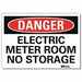 Danger Sign 7inx10in Reflective Sheeting