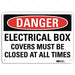 Danger Sign 7 in x 10 in Aluminum