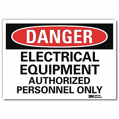 Danger Sign 10inx14in Reflctv Sheeting