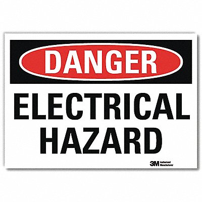 Danger Sign 7inx10in Reflective Sheeting