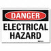 Danger Sign 10 in x 14 in Rflct Sheeting