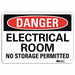 Danger Sign 7 in x 10 in Aluminum