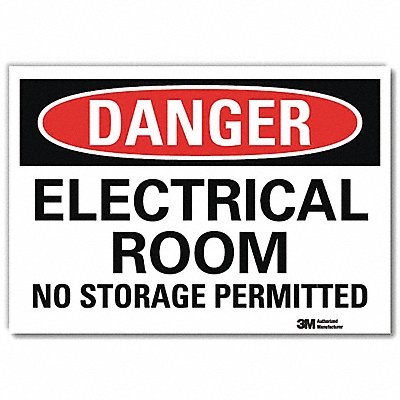 Danger Sign 5inx7in Reflective Sheeting