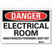 Danger Sign 10inx14in Reflctv Sheeting