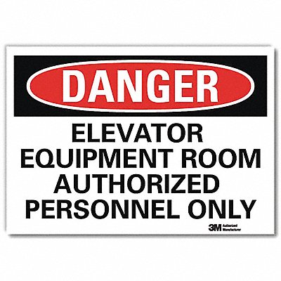 Danger Sign 5inx7in Reflective Sheeting