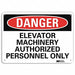 Danger Sign 10 in x 14 in Aluminum