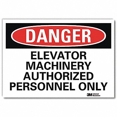 Danger Sign 7inx10in Reflective Sheeting