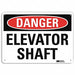 Danger Sign 10 in x 14 in Aluminum