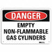 Danger Sign 10 inx14 in Plastic