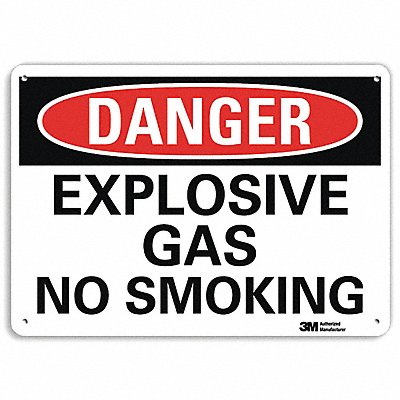 Danger Sign 10 inx14 in Aluminum