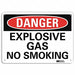 Danger Sign 10 inx14 in Aluminum
