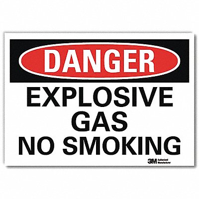 Danger Sign 10 in x 14 in Rflct Sheeting