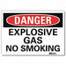 Danger Sign 5 in x 7 in Rflct Sheeting