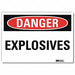 Danger Sign 7inx10in Reflective Sheeting