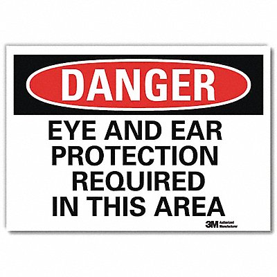 Danger Sign 10inx14in Reflctv Sheeting