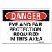 Danger Sign 10inx14in Reflctv Sheeting