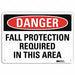 Danger Sign 10 inx14 in Aluminum