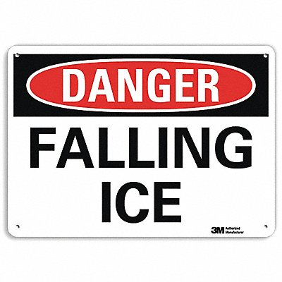 Rflct Icy Condition Sign 10x14in Non-PVC