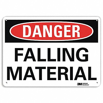 Danger Sign 10 inx14 in Aluminum