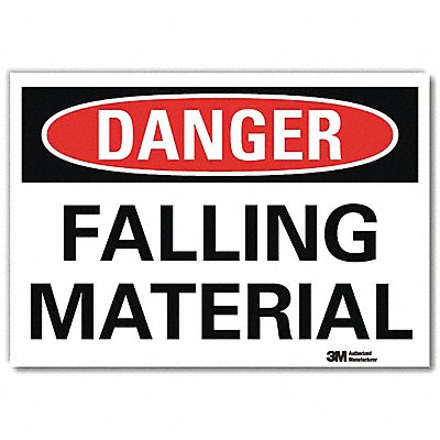 Danger Sign 7 in x 10 in Rflct Sheeting
