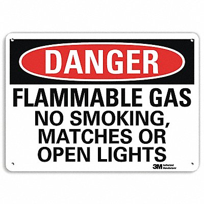 Danger Sign 10 in x 14 in Plastic