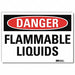 Danger Sign 5inx7in Reflective Sheeting