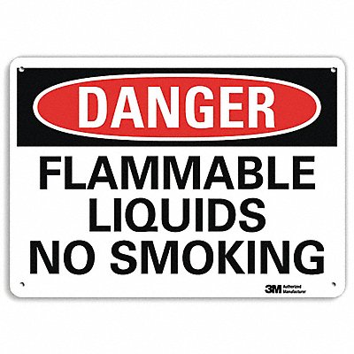 Danger Sign 10 inx14 in Aluminum