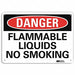 Danger Sign 7 in x 10 in Aluminum