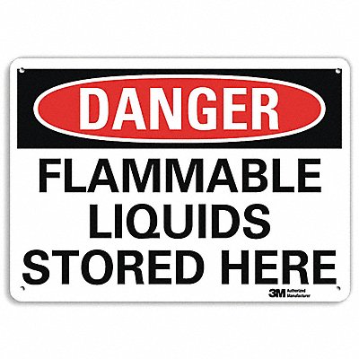 Danger Sign 7 inx10 in Plastic