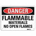 Danger Sign 7 in x 10 in Aluminum